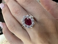 Anillo Crivelli Mujer in Oro blanco Rubino 2.04 Ct 326-AN-1000 - 326-AN-1000